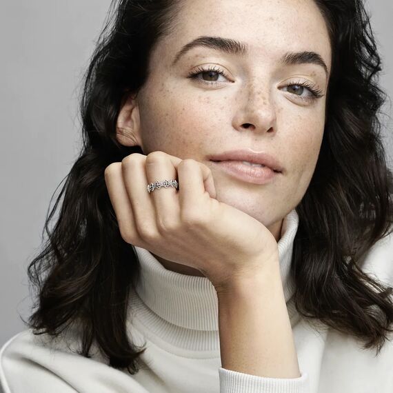 Серебряное кольцо женское Венок из роз Pandora Moments, Размер (мм): 16,5, изображение 5