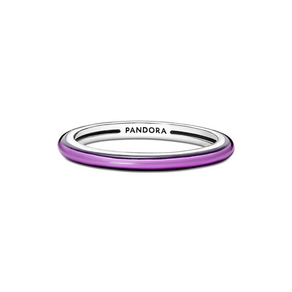 Серебряное кольцо женское Pandora ME Shocking Purple, Размер (мм): 17,5, изображение 2