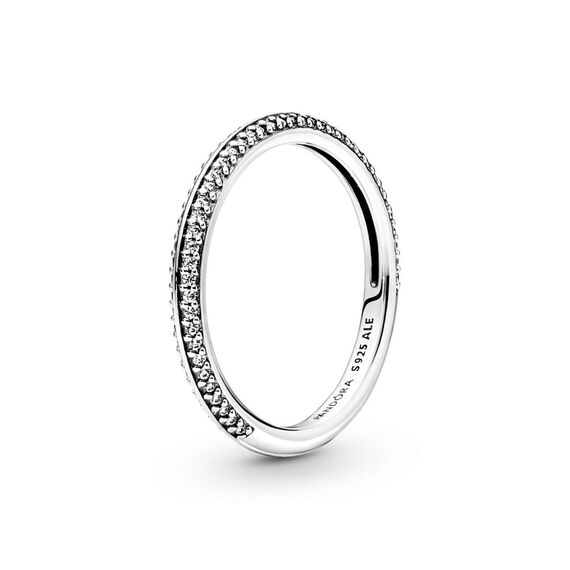Серебряное кольцо женское с цирконием Pandora ME Pave