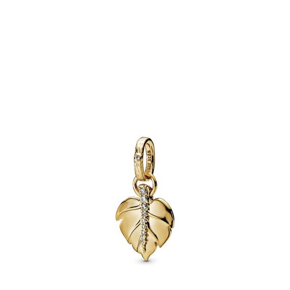 Золотая подвеска с фианитами Pandora Shine