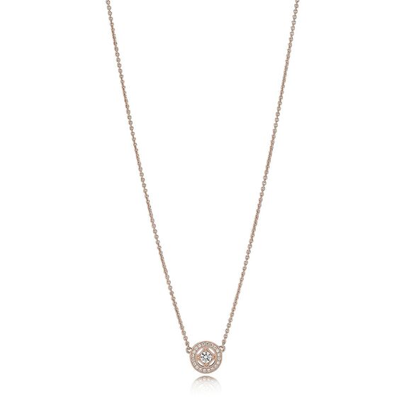 Женское колье Pandora 380523CZ-45 (Ювелирный сплав)