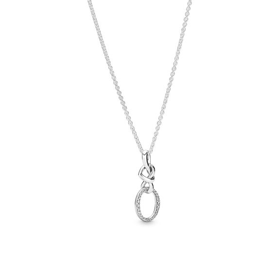 Женское колье Pandora 398078CZ-60 (Серебро 925)