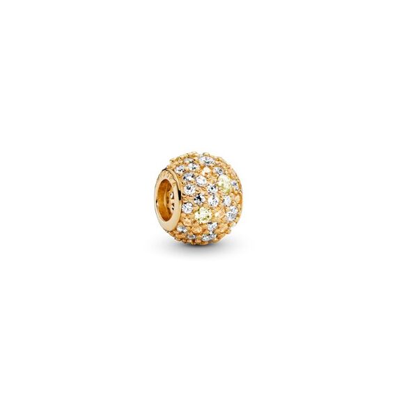 Золотая подвеска с фианитами Pandora Shine Moments