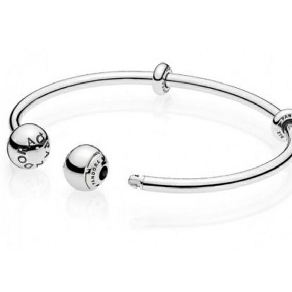 Серебряный шарм-разделитель для открытых браслетов Pandora Moments, изображение 2