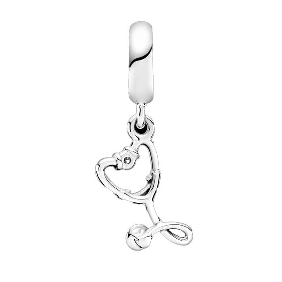 Серебряная подвеска женская Стетоскоп Pandora Moments, изображение 2