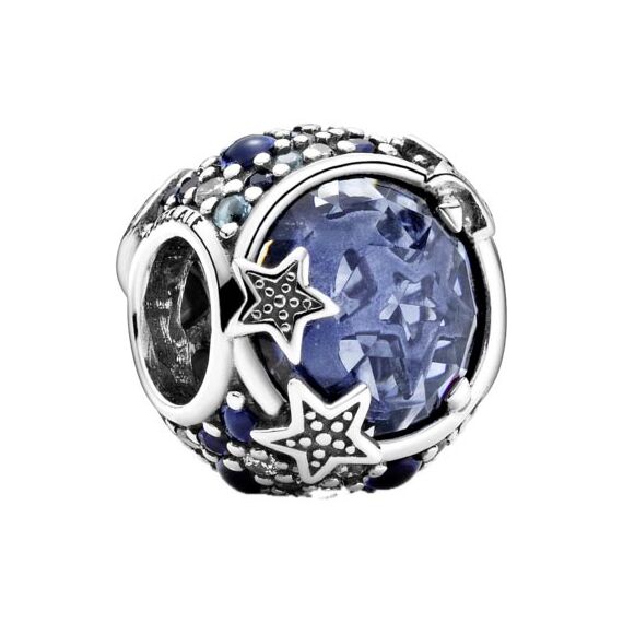 Серебряный шарм Звездное небо Pandora