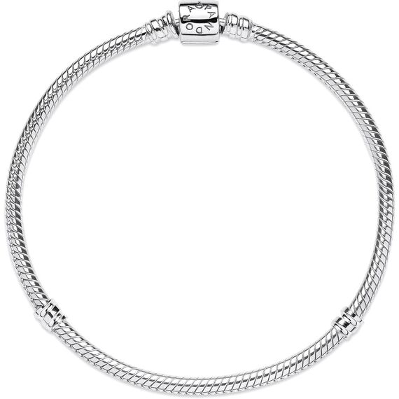 Женский браслет Pandora Moments с застежкой p-lock 598816C00-19 (Серебро 925), изображение 2