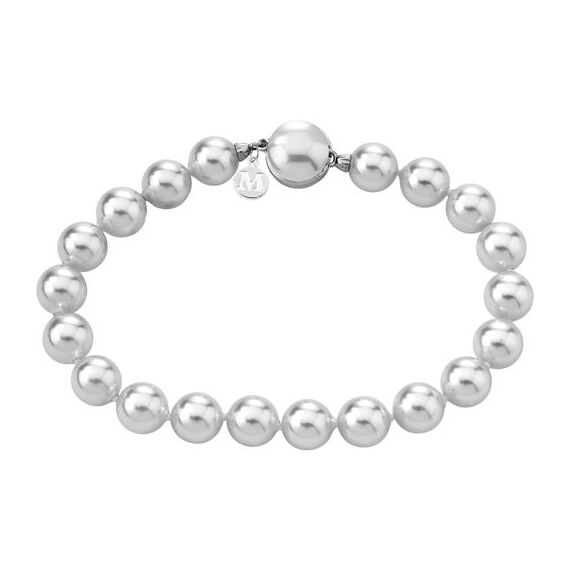 Серебряный браслет с органическим жемчугом Majorica Classic