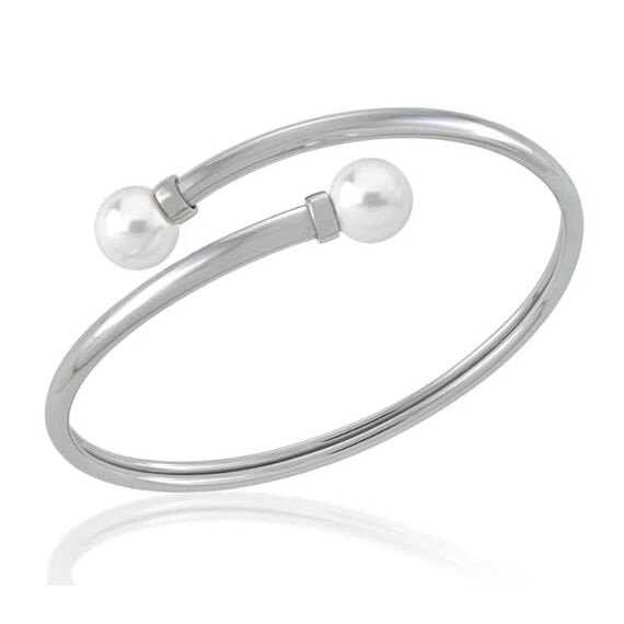 Жесткий браслет с жемчугом Majorica Galtea, изображение 2