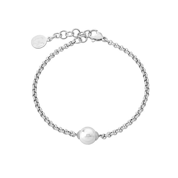 Браслет цепочка с жемчугом Majorica Modern Metals