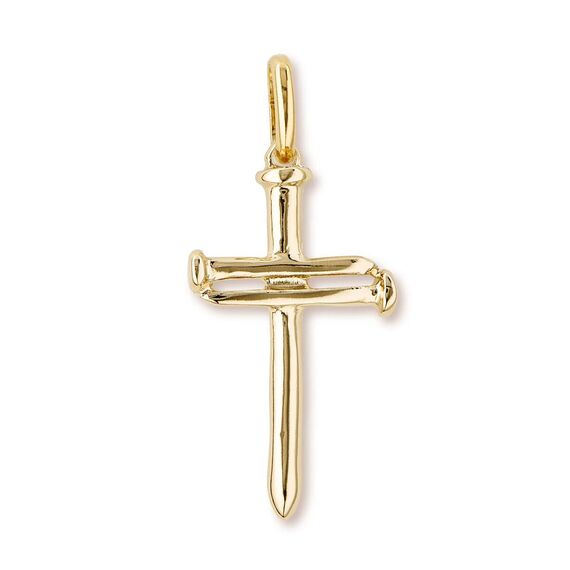 Золотая подвеска Крестик UNOde50 Medium Cross