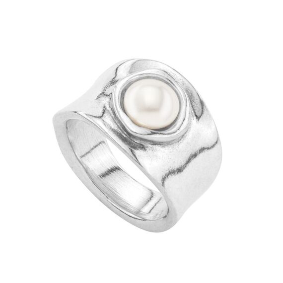 Серебряное кольцо с жемчугом Мой талисман UNOde50 My Talisman, Размер (мм): 17,3-17,7