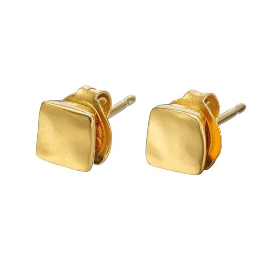 Золотые серьги гвоздики UNOde50 B12