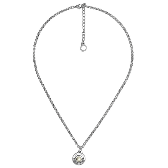Серебряное колье женское Ciclon J aime la vie