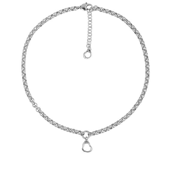 Серебряное колье с сердечком Ciclon Amor