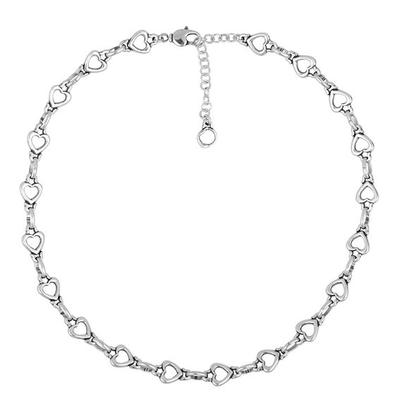 Серебряное колье с сердечками Ciclon Mini Corazones