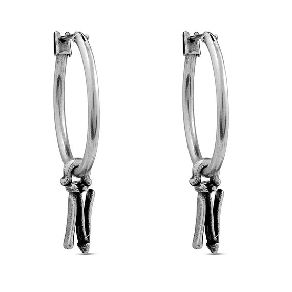 Серебряные серьги кольца Ciclon Fletters N