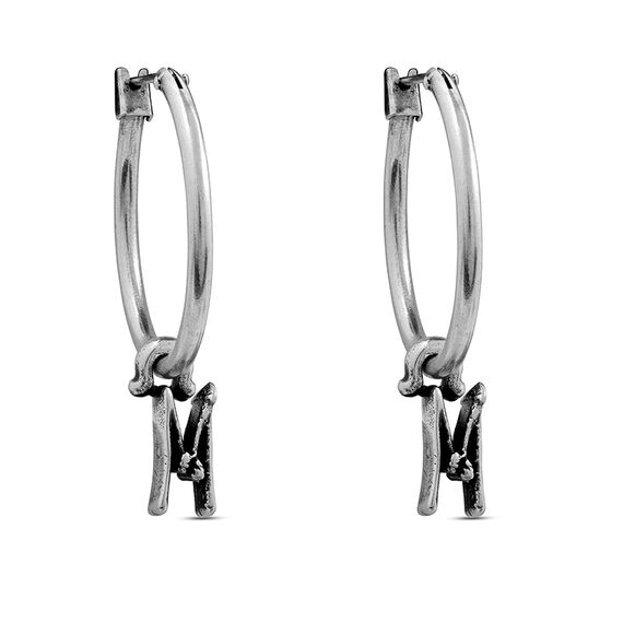 Серебряные серьги кольца Ciclon Fletters M