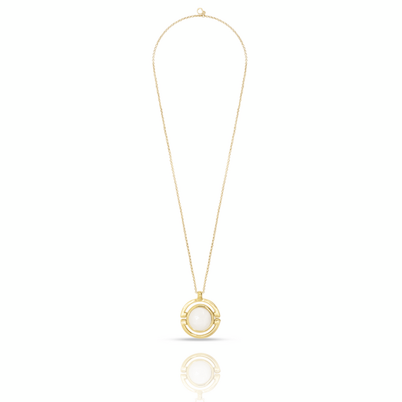 Золотое колье с жемчугом Ciclon Elegance