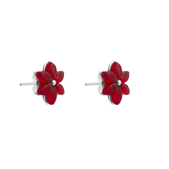Серебряные серьги гвоздики Ciclon Flora