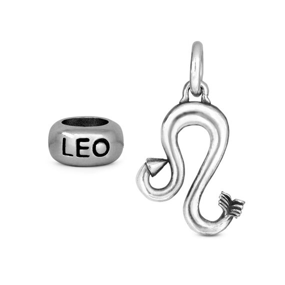 Серебряная подвеска со знаком зодиака Лев Ciclon Leo