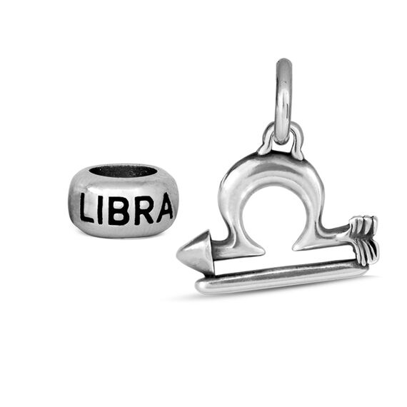 Серебряная подвеска со знаком зодиака Весы Ciclon Libra