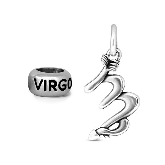 Серебряная подвеска со знаком зодиака Дева Ciclon Virgo