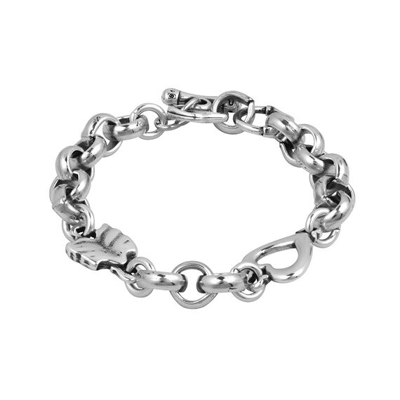 Серебряный браслет с сердечком Ciclon Flechada