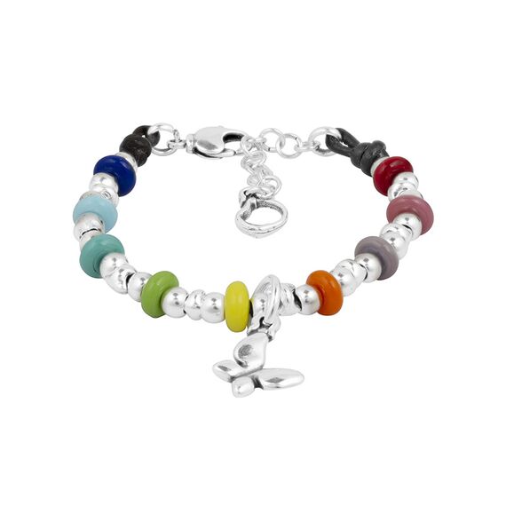 Серебряный браслет с муранским стеклом Ciclon Arcoiris