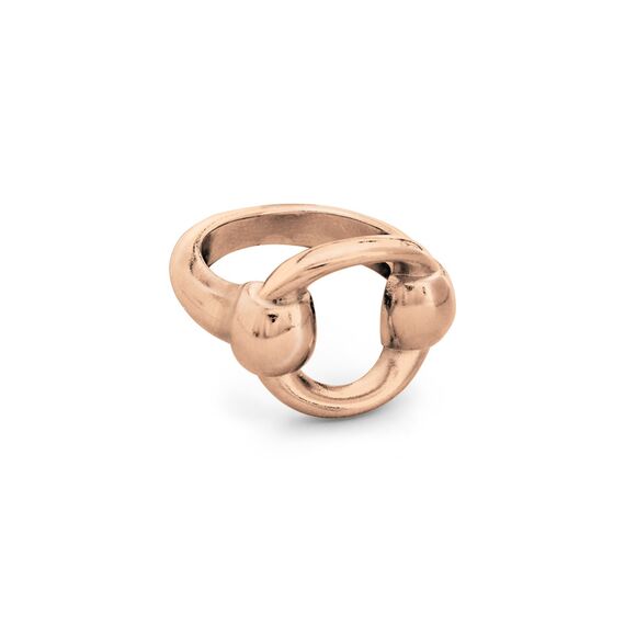 Золотое кольцо женское Ciclon Equus Rose