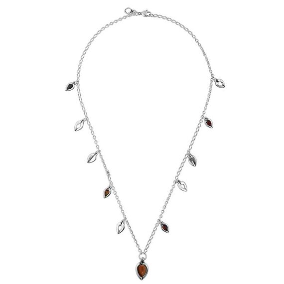 Серебряное колье женское с муранским стеклом Ciclon Lizana, Размер (мм): 800