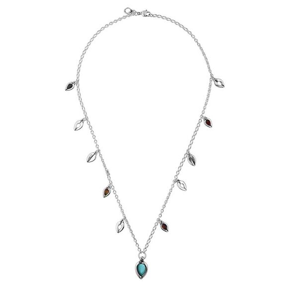 Серебряное колье женское с муранским стеклом Ciclon Lizana