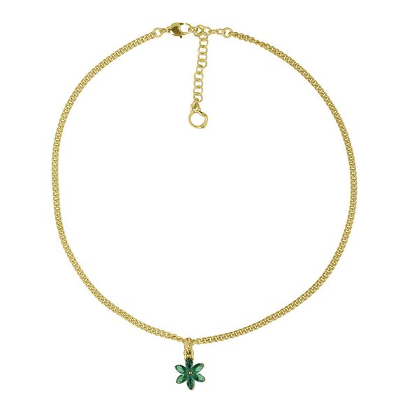 Золотое колье с подвеской Ciclon Petalos, Размер (мм): 420-440