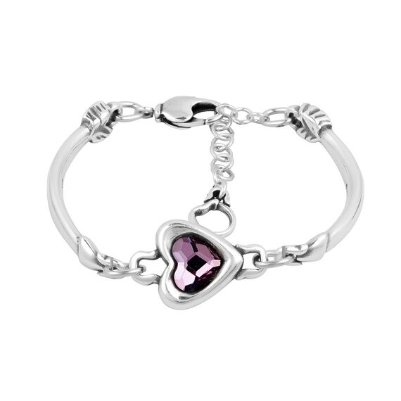 Серебряный браслет с сердечком Ciclon Mio Amore