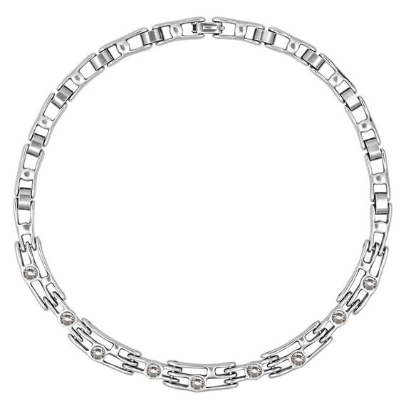 Серебряное колье с муранским стеклом Ciclon Hanae, Размер (мм): 450