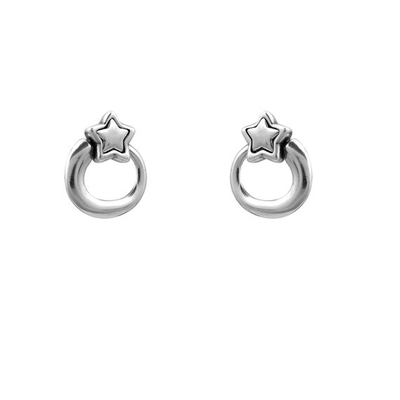 Серебряные серьги женские Ciclon Estella