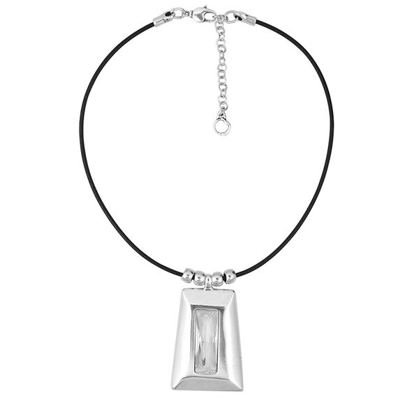 Серебряное колье с муранским стеклом Ciclon Geometric, Размер (мм): 400-470