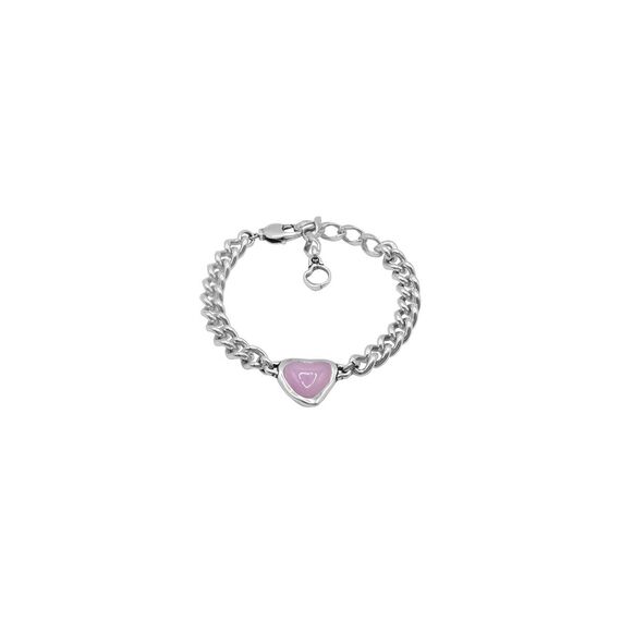 Серебряный браслет с сердечком Ciclon Idilio