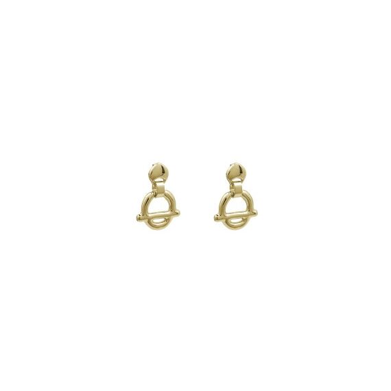 Золотые серьги длинные Ciclon Pura Oro