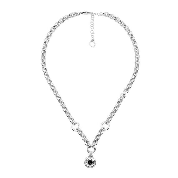 Серебряное колье с муранским стеклом Ciclon Divino, Размер (мм): 400-470