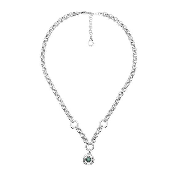Серебряное колье с муранским стеклом Divino