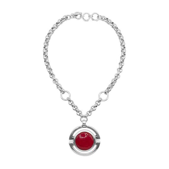Серебряное колье с муранским стеклом Ciclon Magnifica