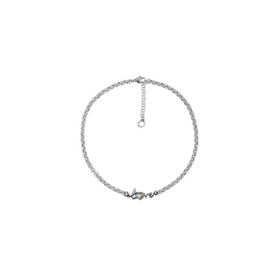 Серебряное колье с муранским стеклом Ciclon Love, Размер (мм): 420-440