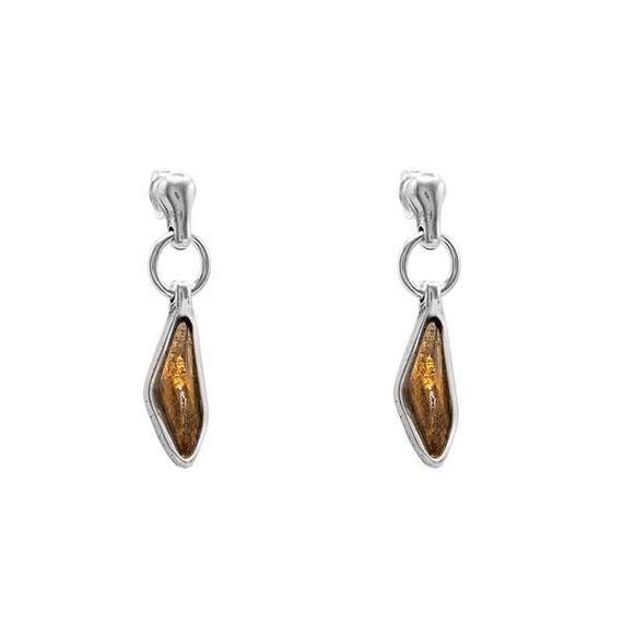 Серебряные серьги женские с муранским стеклом Ciclon Braies