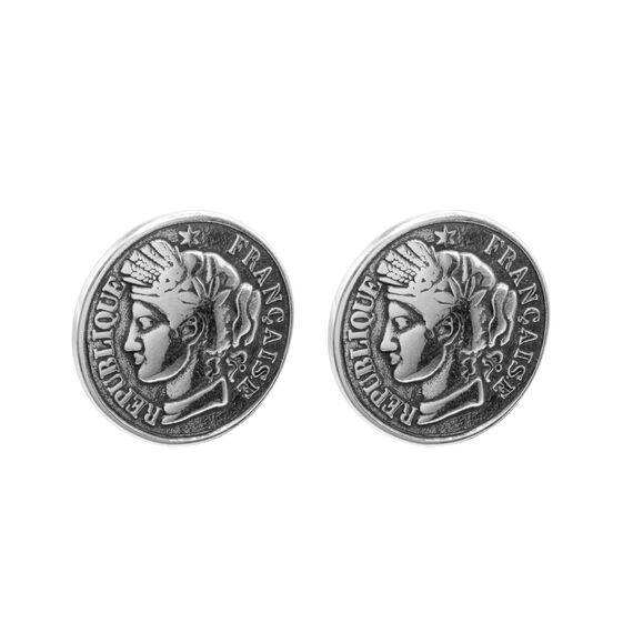 Серебряные серьги женские Ciclon France