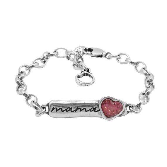 Серебряный браслет с сердечком Ternura