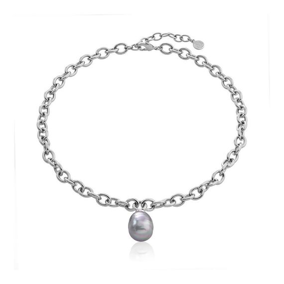 Колье с барочным жемчугом Majorica Modern Metals