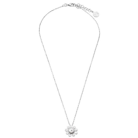 Серебряное колье с подвеской из жемчуга Majorica Fine Silver
