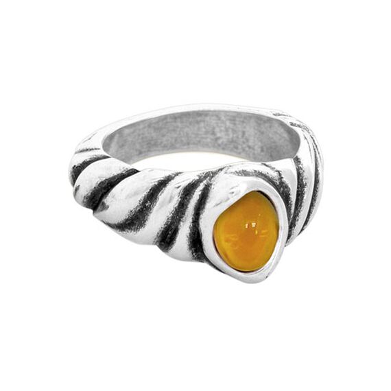 Серебряное кольцо женское с муранским стеклом Ciclon Sari