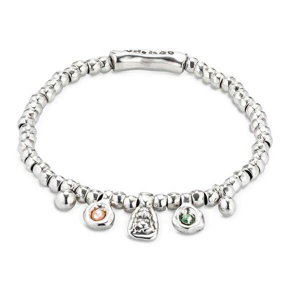 Серебряный браслет женский с кристалами Сваровски UNOde50 Boy Girl, Размер (мм): 165